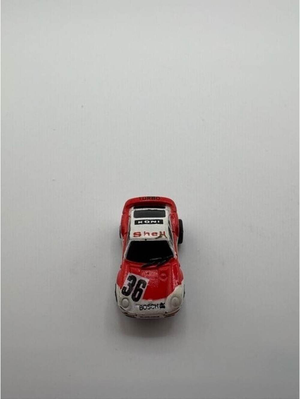 Porsche 911 Turbo Micro Machines Diecast Model 164 Scale Race Car Red White